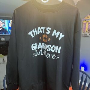 Black 'That's My Grandson Out There' Sweater